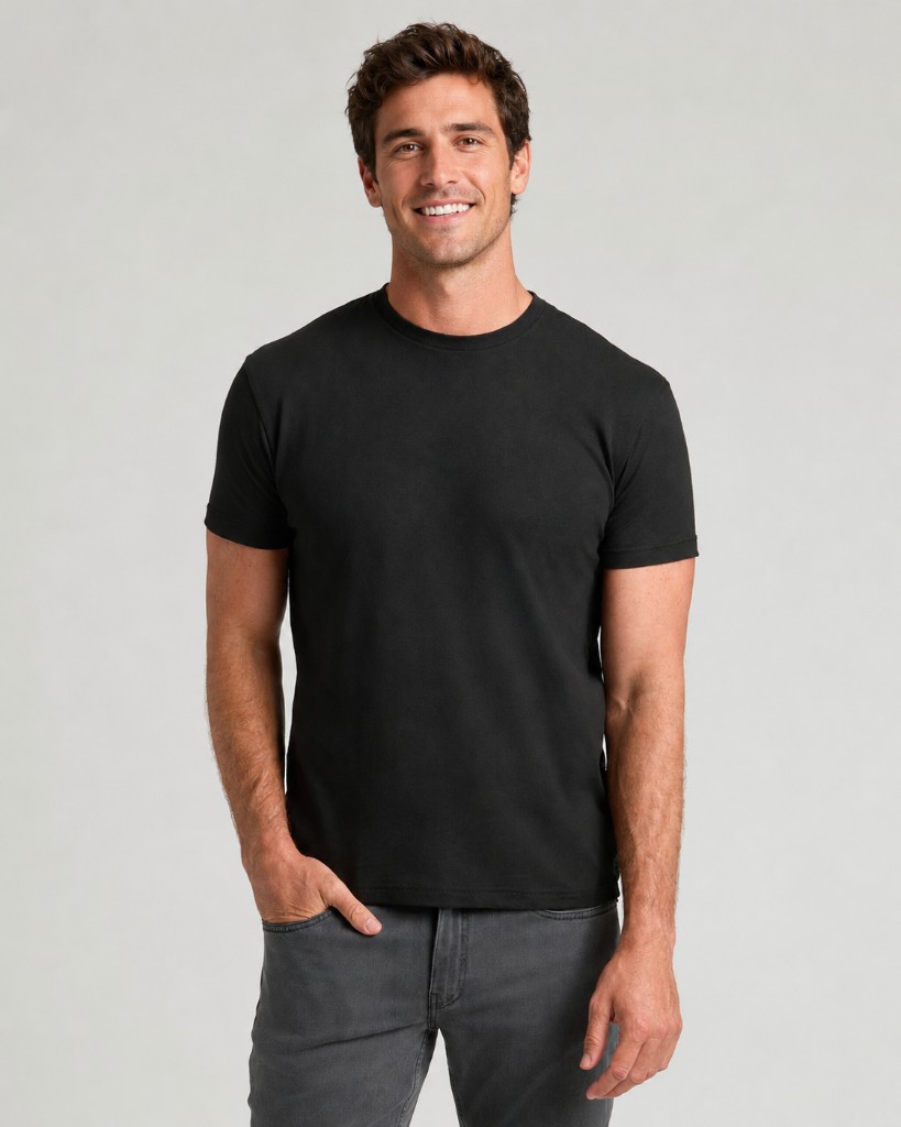 B64 Unisex CVC Short Sleeve Crew Neck Tee
